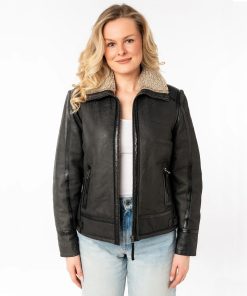 Cazadora de Piel Mujer